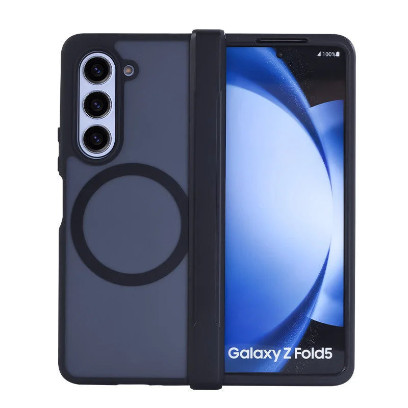 Suitable for Samsung Galaxy Z Fold 4/5/6 Folding Magnetic Three-piece TPU Soft Case