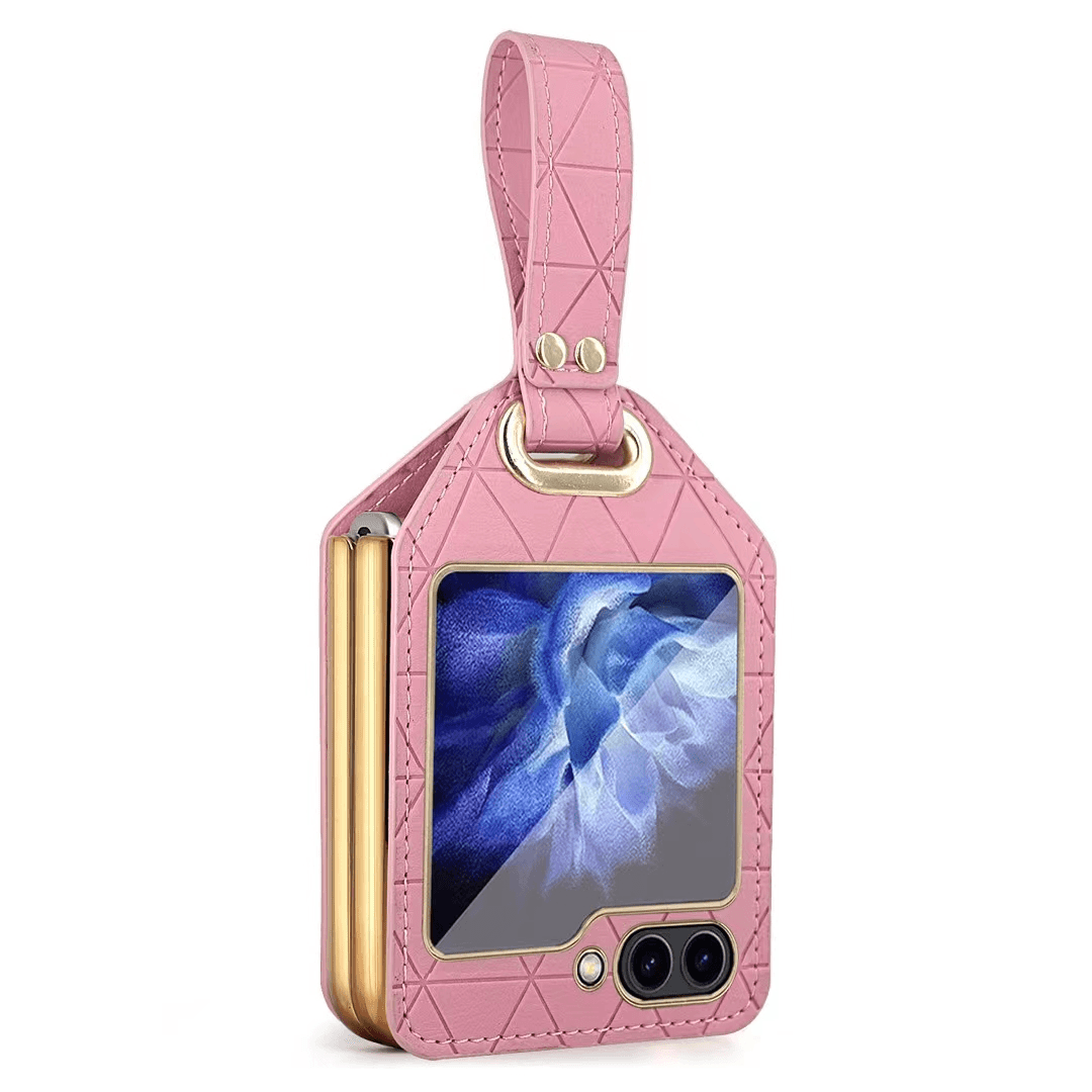 Suitable for Samsung Galaxy Z Flip Series Portable Diamond Phone Case