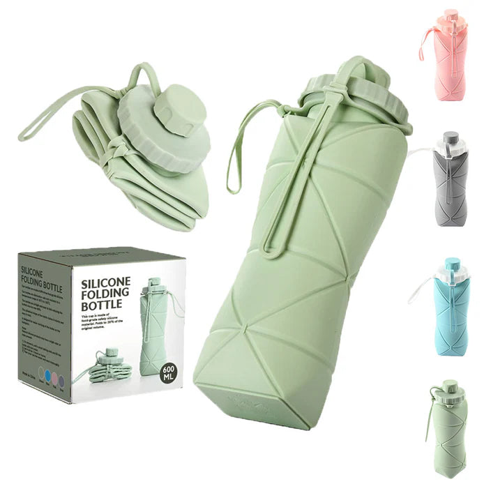 Collapsible Silicone Water Bottle