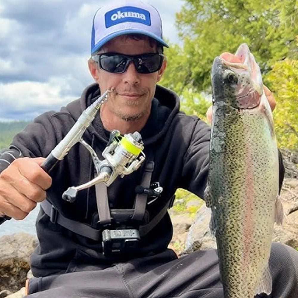 Pen Fishing Rod Reel Combo Set