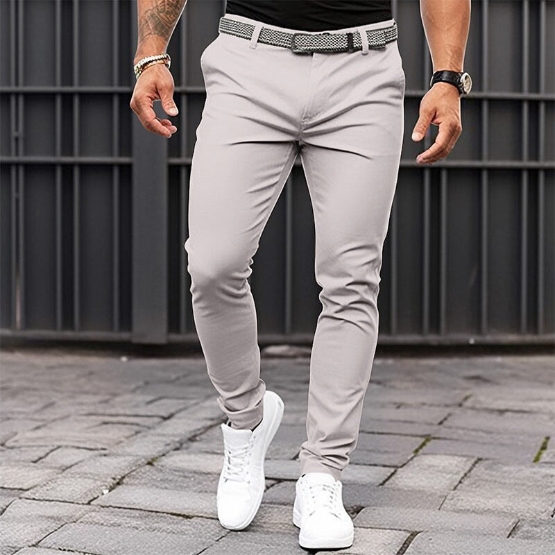 Loose Solid Color Trousers