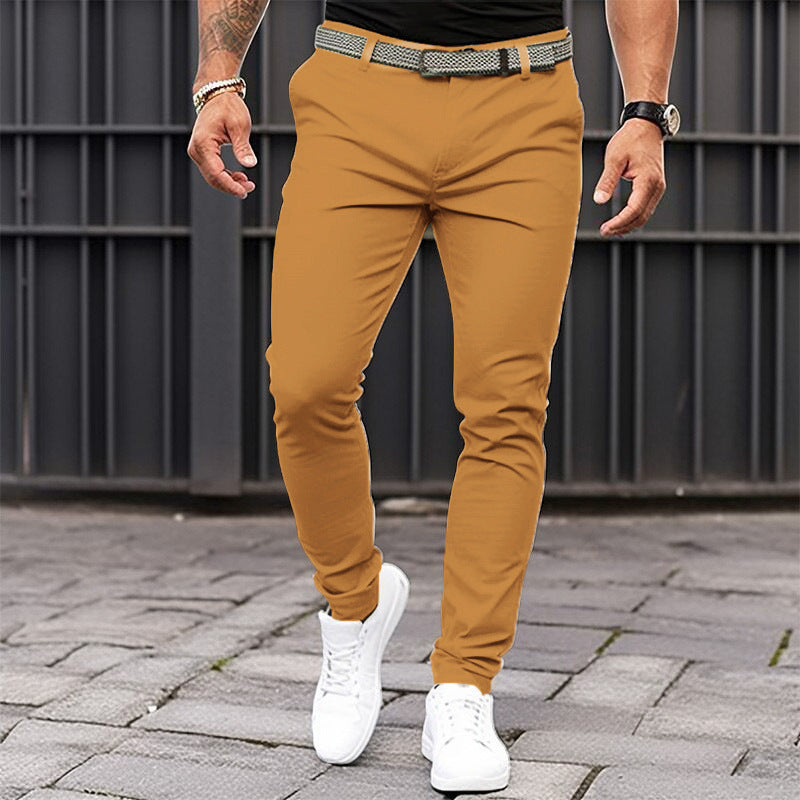Loose Solid Color Trousers
