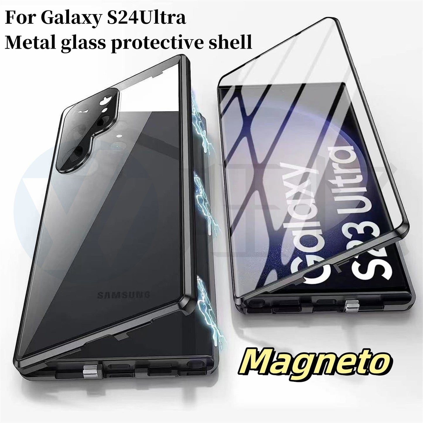 🔥Hot Sale 🔥 High Definition Magnetic Tempered Glass Double-sided Phone Case For Samsung