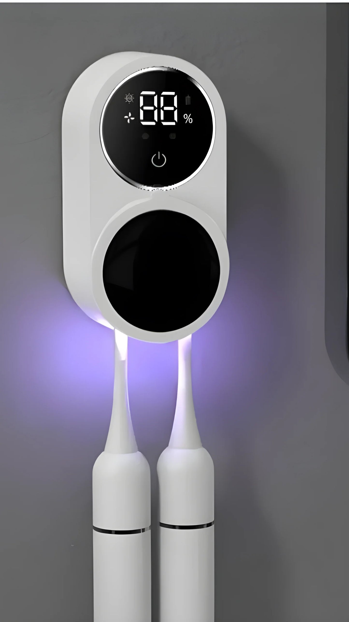 Portable UV Toothbrush Sterilizer and Holder