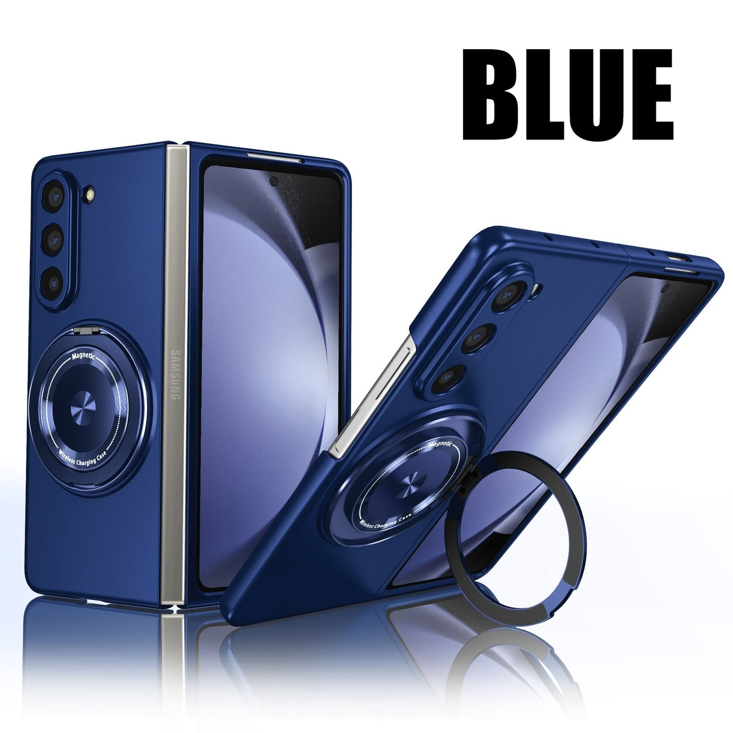 360-Degree Rotating Stand Suitable for Magnetic Wireless Charging，Suitable for Samsung ZFOLD6 Folding Phone Case