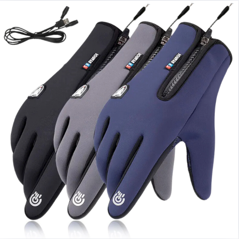 Snugva™ Outdoor Heated Gloves Windproof and Waterproof with Plus Velvet
