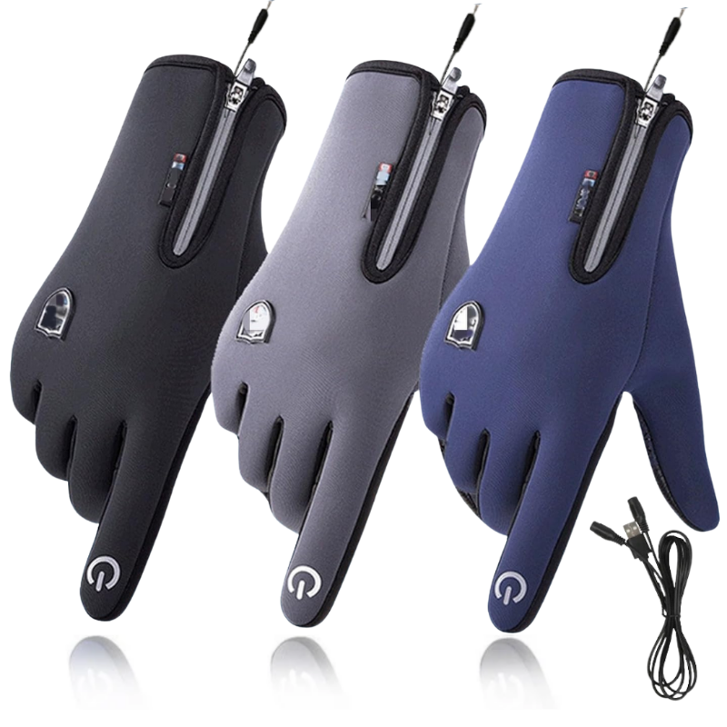 Snugva™ Outdoor Heated Gloves Windproof and Waterproof with Plus Velvet