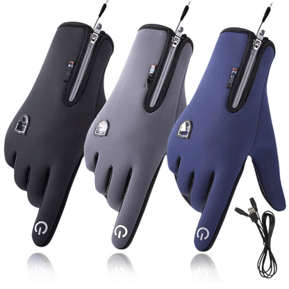 Snugva™ Outdoor Heated Gloves Windproof and Waterproof with Plus Velvet