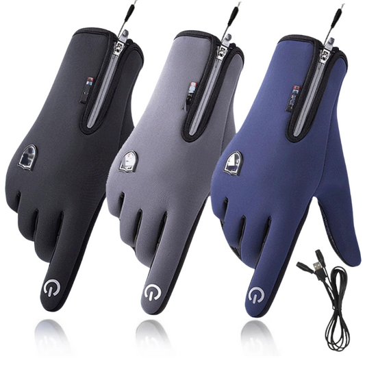 Snugva™ Outdoor Heated Gloves Windproof and Waterproof with Plus Velvet