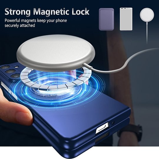 360-Degree Rotating Stand Suitable for Magnetic Wireless Charging，Suitable for Samsung ZFOLD6 Folding Phone Case