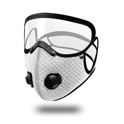 Cleaning the Dust Mask with Removable Protective Lens