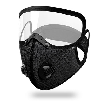 Cleaning the Dust Mask with Removable Protective Lens