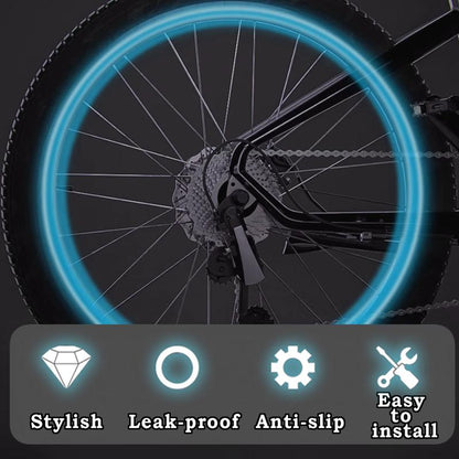 Tire Valve Cap Set, Fluorescent Glow in The Dark Air Caps Cover