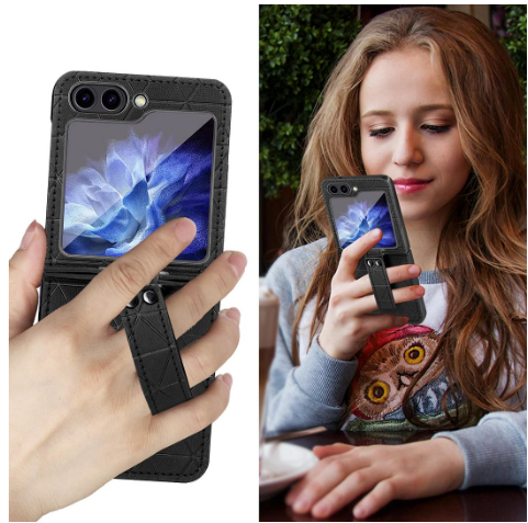 Suitable for Samsung Galaxy Z Flip Series Portable Diamond Phone Case