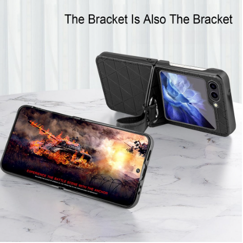 Suitable for Samsung Galaxy Z Flip Series Portable Diamond Phone Case