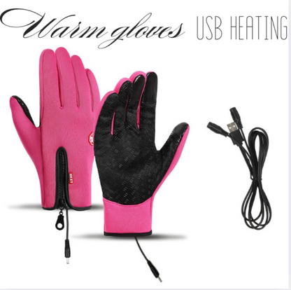 Snugva™ Outdoor Heated Gloves Windproof and Waterproof with Plus Velvet