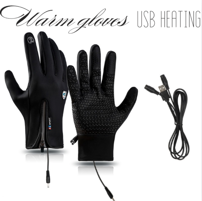Snugva™ Outdoor Heated Gloves Windproof and Waterproof with Plus Velvet