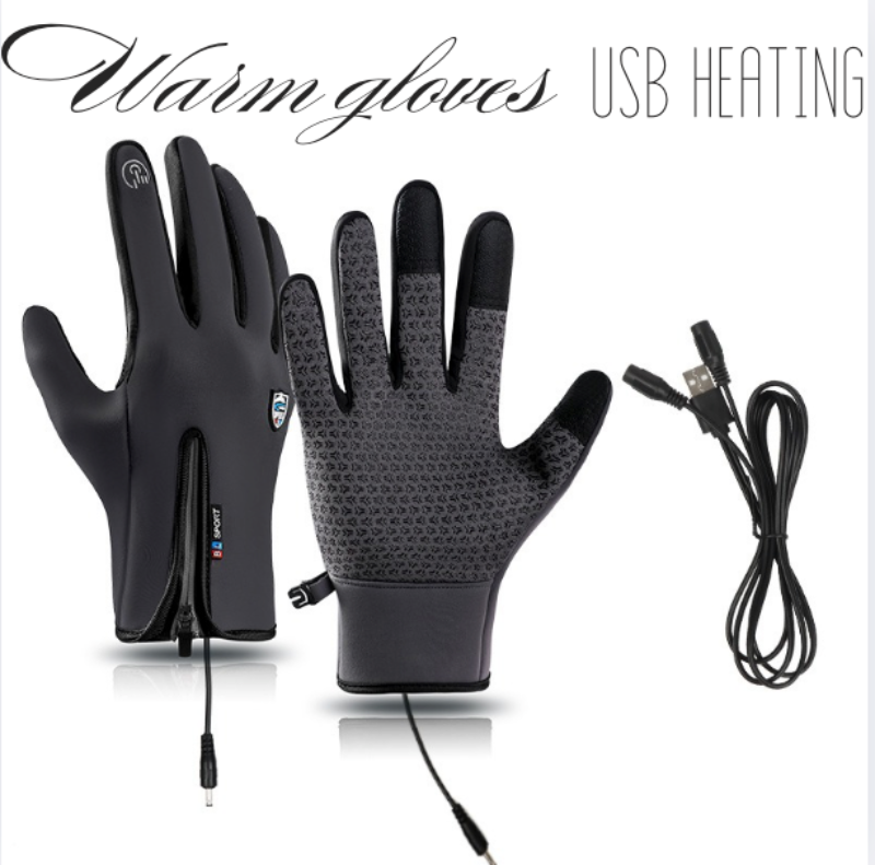 Snugva™ Outdoor Heated Gloves Windproof and Waterproof with Plus Velvet