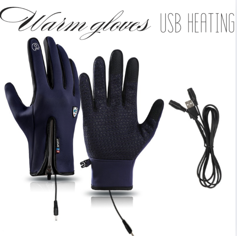 Snugva™ Outdoor Heated Gloves Windproof and Waterproof with Plus Velvet