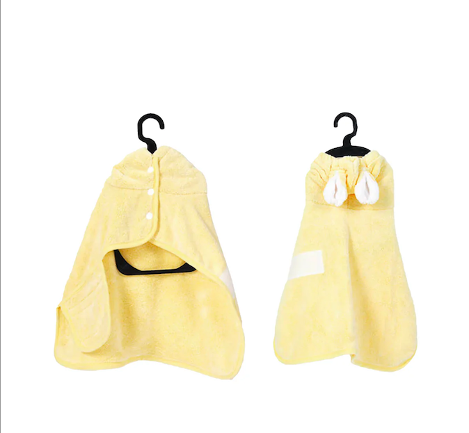 Rabbit Ear Microfiber Dog & Cat Hoodie Bathrobe