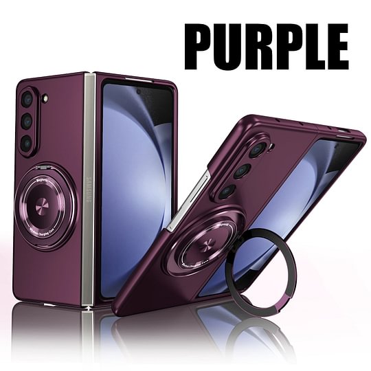 360-Degree Rotating Stand Suitable for Magnetic Wireless Charging，Suitable for Samsung ZFOLD6 Folding Phone Case