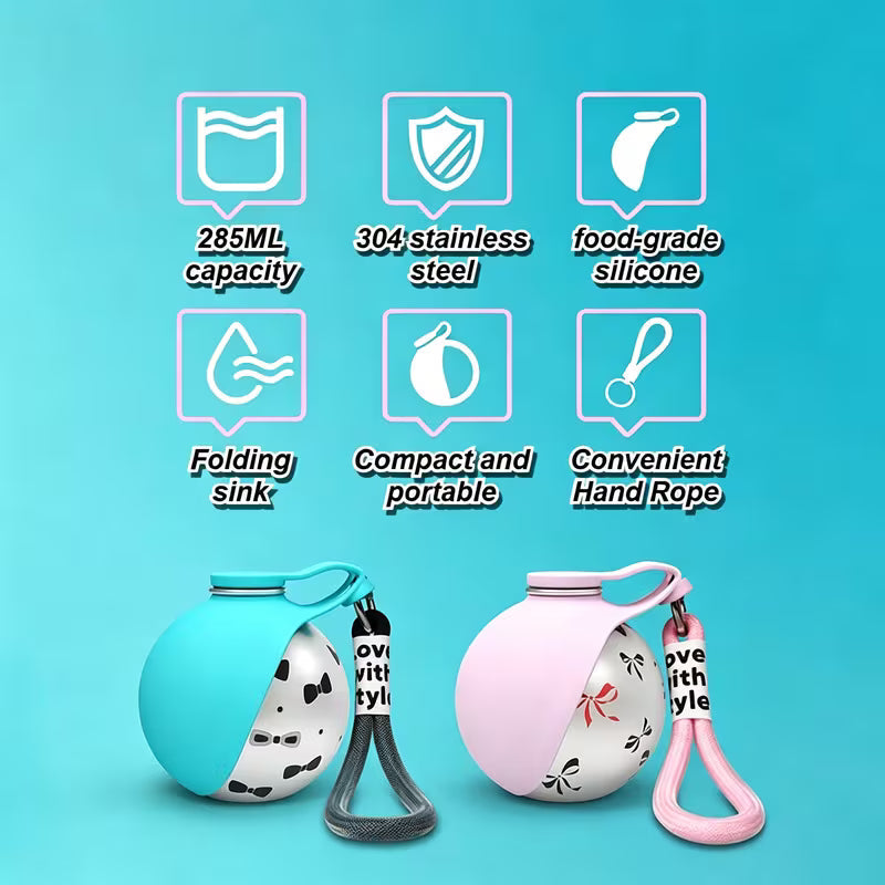 Snugva™ 2-in-1 Portable Dog Water Bottle