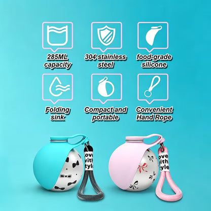 Snugva™ 2-in-1 Portable Dog Water Bottle