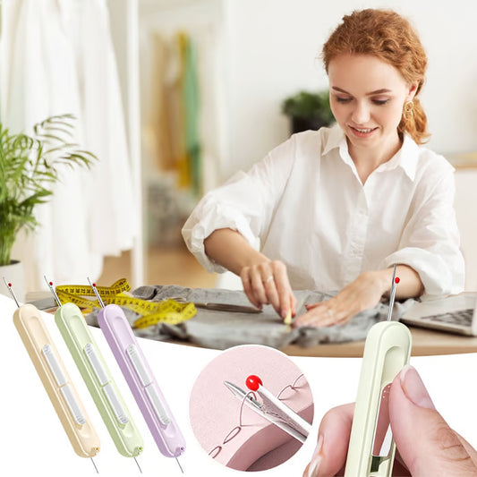 ❤️Gift ideas🤩Automatic Needle Threader, 2 in 1 Threading and Thread Removal Tools