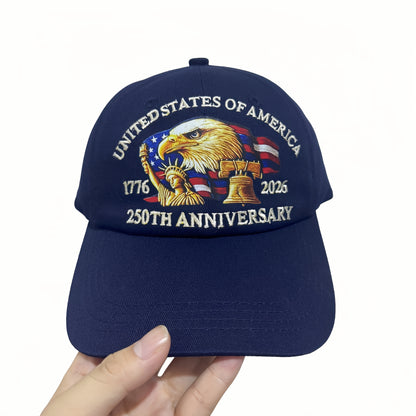 United States 250th Anniversary Eagle Patriotic Baseball Cap