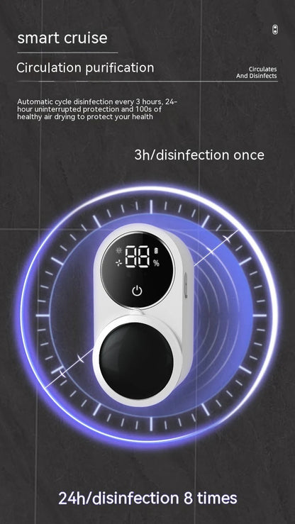 Portable UV Toothbrush Sterilizer and Holder