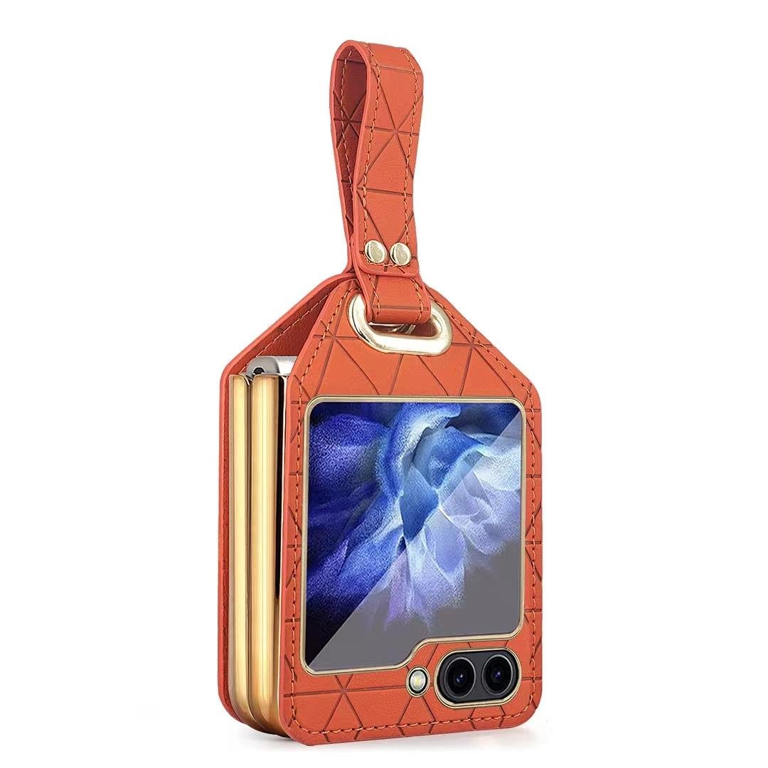 Suitable for Samsung Galaxy Z Flip Series Portable Diamond Phone Case