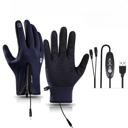 Snugva™ Outdoor Heated Gloves Windproof and Waterproof with Plus Velvet