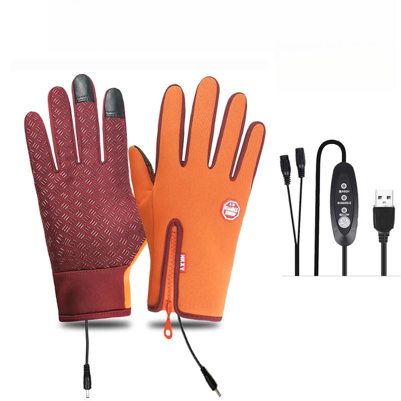 Snugva™ Outdoor Heated Gloves Windproof and Waterproof with Plus Velvet