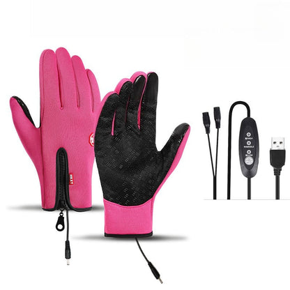 Snugva™ Outdoor Heated Gloves Windproof and Waterproof with Plus Velvet