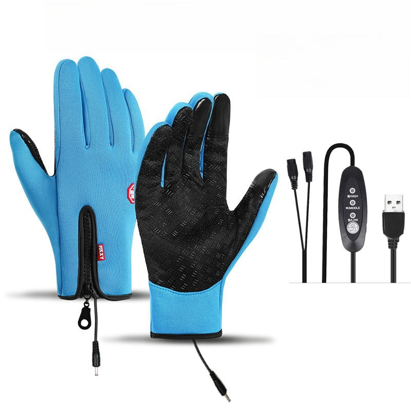 Snugva™ Outdoor Heated Gloves Windproof and Waterproof with Plus Velvet