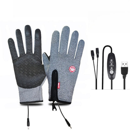 Snugva™ Outdoor Heated Gloves Windproof and Waterproof with Plus Velvet