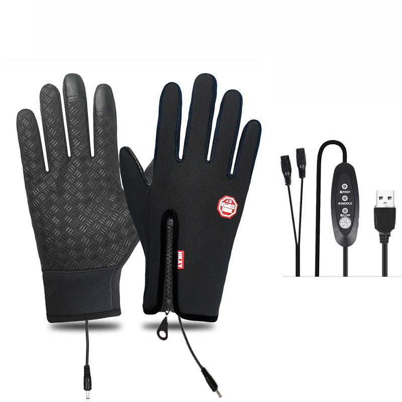 Snugva™ Outdoor Heated Gloves Windproof and Waterproof with Plus Velvet
