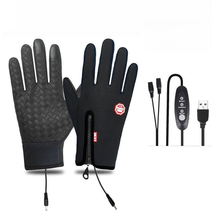 Snugva™ Outdoor Heated Gloves Windproof and Waterproof with Plus Velvet