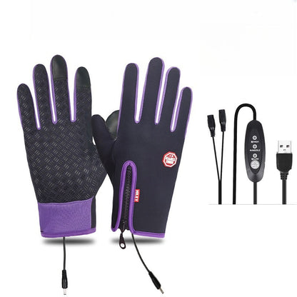 Snugva™ Outdoor Heated Gloves Windproof and Waterproof with Plus Velvet