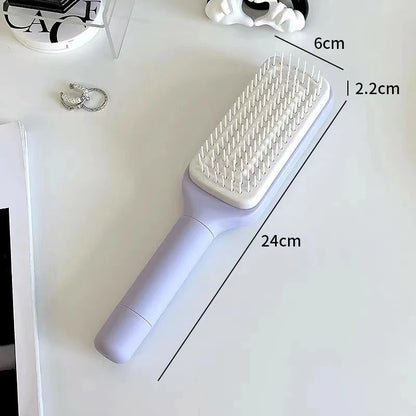 Self-Cleaning Anti-Static Massage Comb