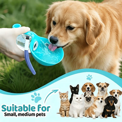 Snugva™ 2-in-1 Portable Dog Water Bottle