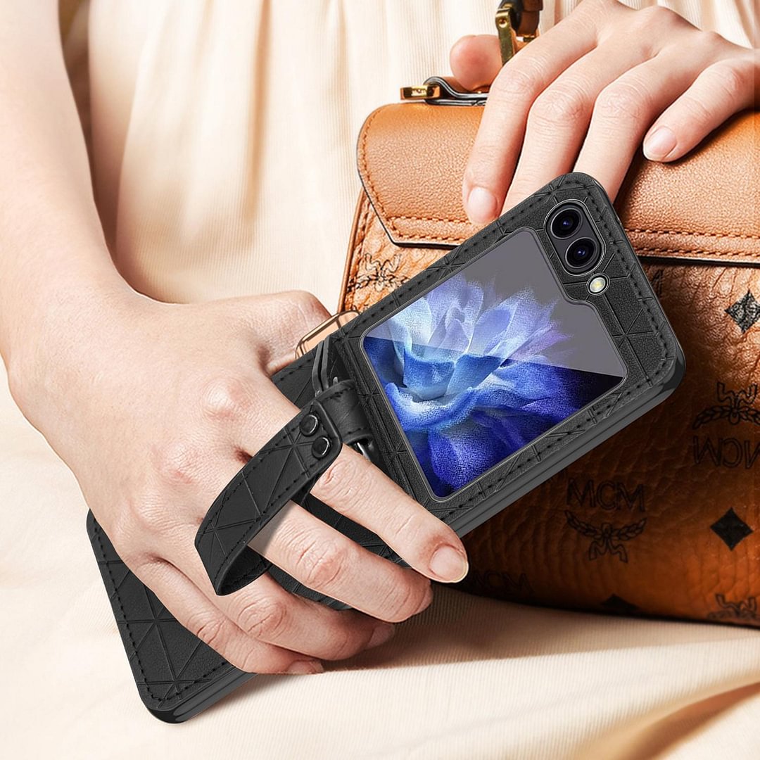 Suitable for Samsung Galaxy Z Flip Series Portable Diamond Phone Case