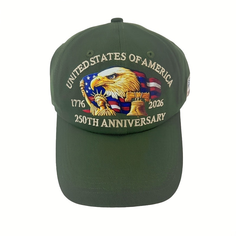United States 250th Anniversary Eagle Patriotic Baseball Cap
