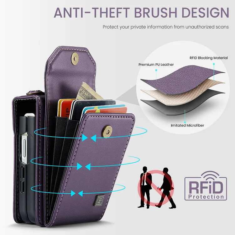 Suitable for Samsung Z Flip/5/6 Folding Phone Case with Lanyard