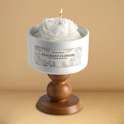 Camellia Scented Candle, Teacup Fragrance