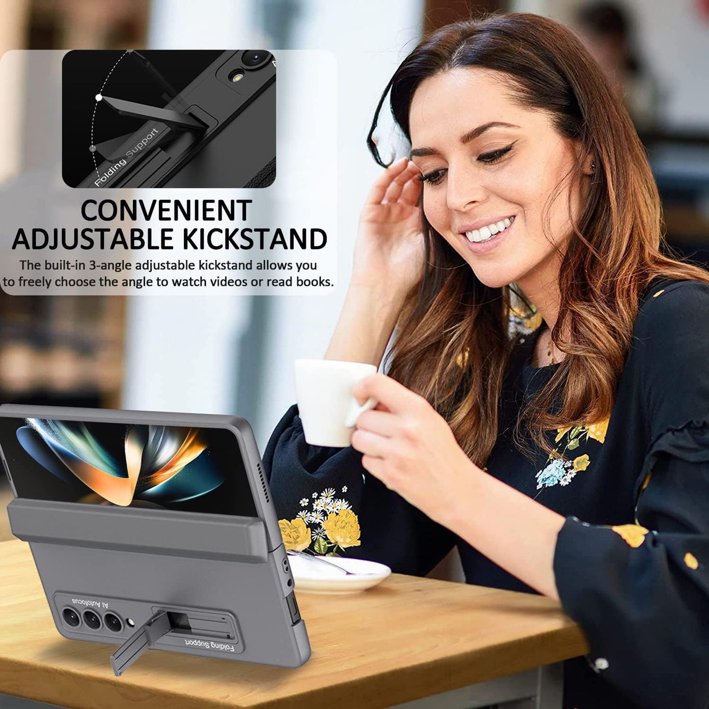 Suitable for Samsung Z Fold 4/5/6 Magnetic Hinge Shell Film Integrated Mobile Phone Case（Free shipping）