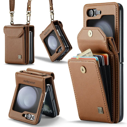 Suitable for Samsung Z Flip/5/6 Folding Phone Case with Lanyard