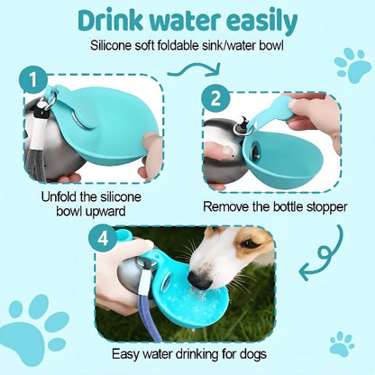 Snugva™ 2-in-1 Portable Dog Water Bottle