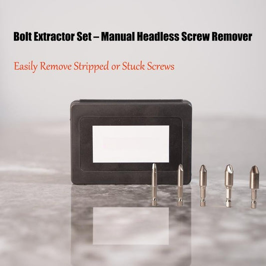 Heavy Duty Screw Remover Extractor Set Drill Driver Tool Screws Broken 5 Pcs