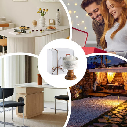 Camellia Scented Candle, Teacup Fragrance